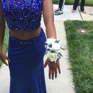 Royal blue prom dress